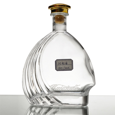 700 ml 750 ml brandy spirit glazen fles met decal/schermdruk/verf/vries