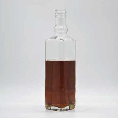 75 cl Super Flint Glass Cork Flasje voor op maat gemaakte Olijfolie Liquor en 500 ml Gin Spirits
