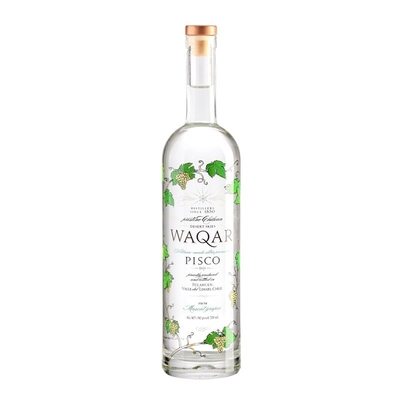 Duidelijk 375 ml 500 ml 700 ml 750 ml Custom Frosted Printing Spray Brandy Whisky Liquor Vodka Fles met dop