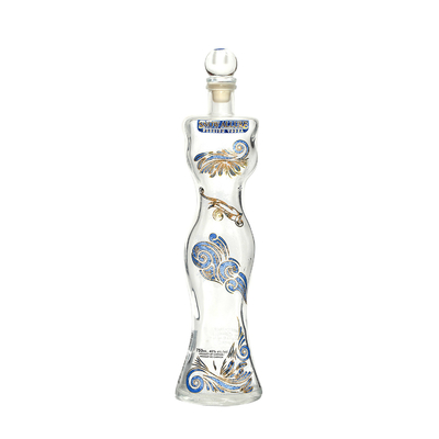 Gepersonaliseerde water vodka brandy kristalwit glasfles met afdichting