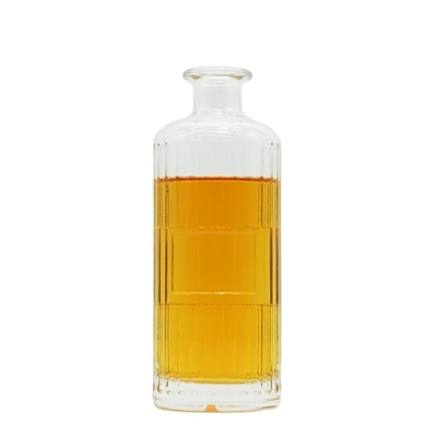Gekleurde Super Flint Glasflessen voor Tequila Vodka 750ml Vierkante OEM Design