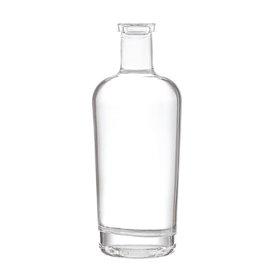Houten kurkverzegelingsvorm Op maat gemaakte 500 ml brede glazen fles voor rum tequila vodka brandy olie