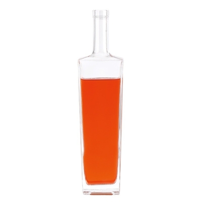 500 ml kraagmateriaal Glasfles voor gin Whisky Spirits Vodka Brandy Liquor FOB