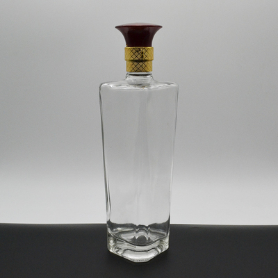 Super flint glas 750 ml fles voor dikke bodem kurk en aangepast ontwerp van drank