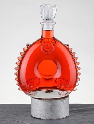 Super Flint glas materiaal Brandy glas fles voor Custom Liquor Spirit 700 ml