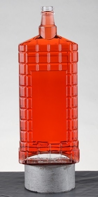 Super Flint glas materiaal Brandy glas fles voor Custom Liquor Spirit 700 ml