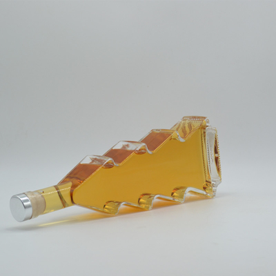 Super Flint Glass Custom Kerstboom Vorm Alcoholische drank Fles 500ml 700ml 750ml