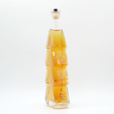 Super Flint Glass Custom Kerstboom Vorm Alcoholische drank Fles 500ml 700ml 750ml