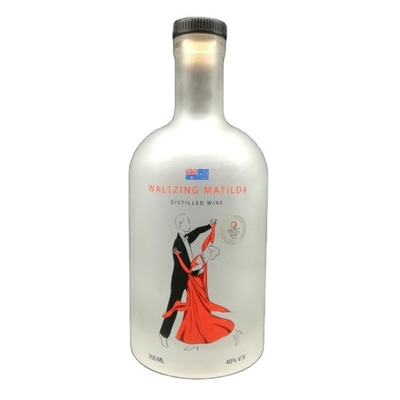 OEM logo decal voorraad 1000 ml 750 ml 500 ml drank flessen vodka glazen fles met kurk deksel