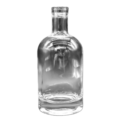OEM logo decal voorraad 1000 ml 750 ml 500 ml drank flessen vodka glazen fles met kurk deksel