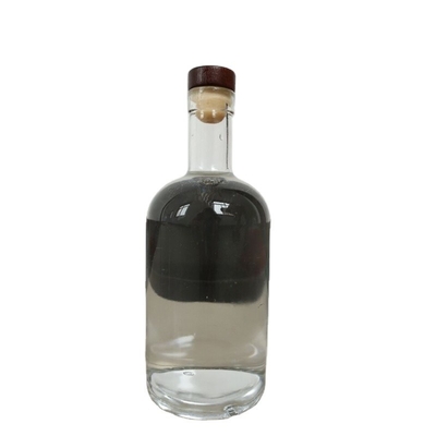 OEM logo decal voorraad 1000 ml 750 ml 500 ml drank flessen vodka glazen fles met kurk deksel