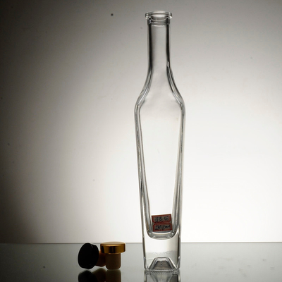 OEM Duidelijk glas Soft Drinks Fles 300ml 500ml 750ml met diepvriesproces