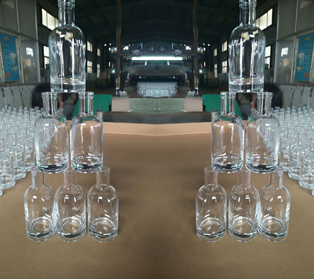 200 ml 375 ml 500 ml 750 ml Super Flint Glas wijnflessen met kurk afdichting