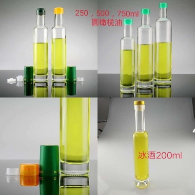 200 ml 375 ml 500 ml 750 ml Super Flint Glas wijnflessen met kurk afdichting