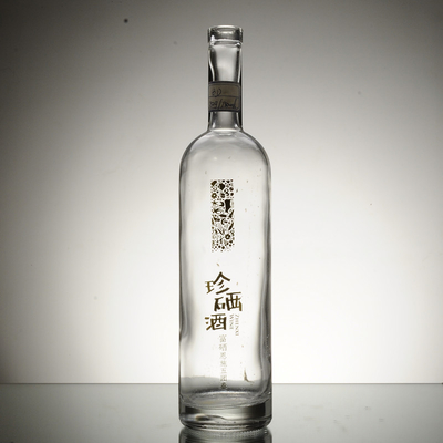 Decale oppervlaktebehandeling Custom Giant 750 ml 1000 ml lege brouw gin rum decanter alcohol drank pruim wijn glasfles