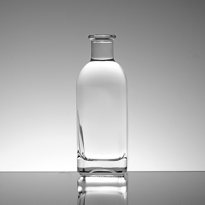 Op maat gemaakte Grijs Amber glasflessen 375ml 500ml 750ml voor Vodka Gin Liquor Spirits