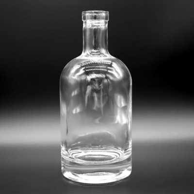 500 ml Custom T-Top Clear Whiskey Vodka Liquor Glasfles met High Flint Glas materiaal