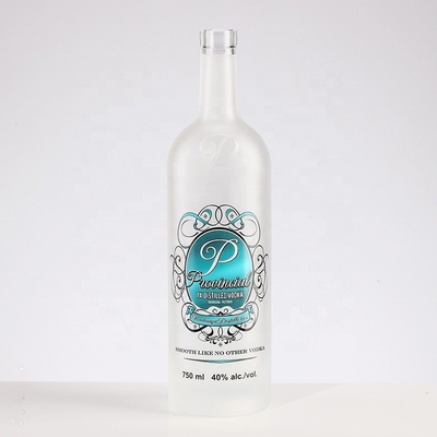 Custom Crystal Glass Leeg Bevroren Tequila 700 ml Fles voor Liquor Whiskey Vodka 750 ml