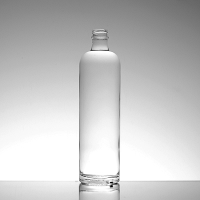 Handelszekerheid Hoog flint glas materiaal 750 ml heldere vodka fles voor groot evenement