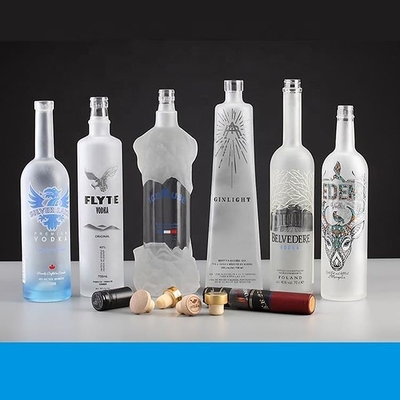 700 ml 750 ml lege alcoholgevroren spuitfles voor wodka rum gin whisky whisky wijn drank