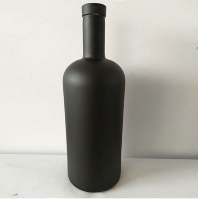 XO/Brandy/Whiskey/Vodka kristalwit glasfles met Decal-oppervlakte-handhaving
