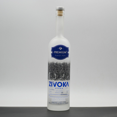 Corkverzegelingsglasfles voor de drankenindustrie in Mexico Tequila Vodka en Whiskey