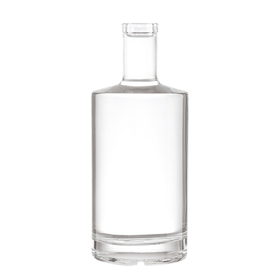 375 ml Persoonlijke vorm Super Flint Glas Vodka Champagne lege glasflessen met dop