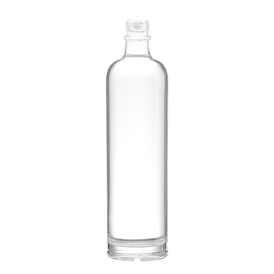 375 ml Persoonlijke vorm Super Flint Glas Vodka Champagne lege glasflessen met dop