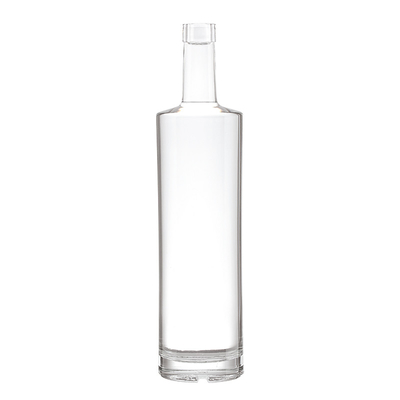 375 ml Persoonlijke vorm Super Flint Glas Vodka Champagne lege glasflessen met dop