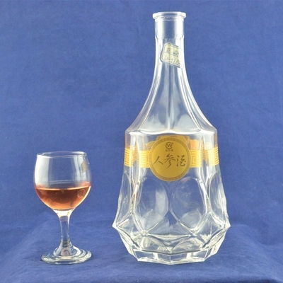 Gratis monsteraangifte Glas ginflessen voor alcohol/liquor lege glasfles