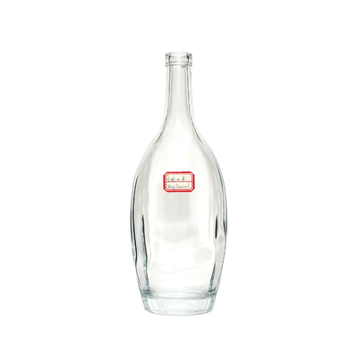 Super Flint Glass Customized Shape Brandy Liquor Fles 200 ml Leeg 750 ml 500 ml