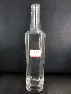 Doorzichtige lege 750 ml vodka drank glazen fles met afdichting Cork/screw/Guala