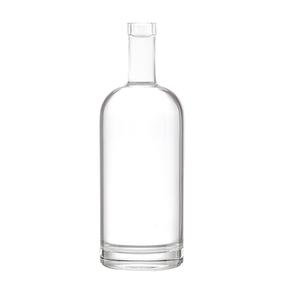 Warm stempelen 2 liter glasfles voor aangepaste vorm sap gedistilleerde dranken alcohol wodka gin blauwe wijn