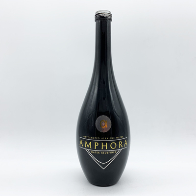 Glas 700 ml lege fles olijfolie met certificaat en dikke basis