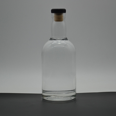 500 ml glazen alcoholflessen met bevroren/transparante/geverfde kleur