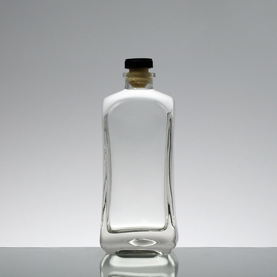 Warm stempen oppervlak hantering 1L super glas whiskey fles gemaakt van kristalwit materiaal