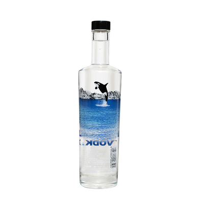 500 ml lege vodka drank blauwe spuitfles voor drankverpakkingsoplossing