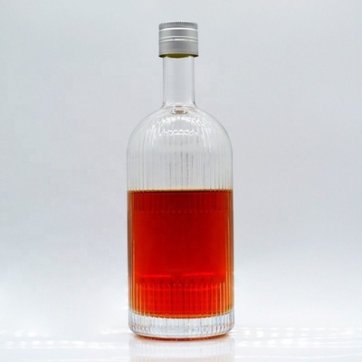 Persoonlijke lege drankfles 1L vodka glazen fles met uniek ontwerp Express verzending