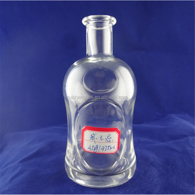 Glasfles voor appelcider 100 ml 300 ml met Decal-oppervlakte-handhaving en kurkverzegeling
