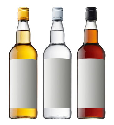 Schermdrukglaskap afdichting type vodkaflessen voor gedistilleerde dranken van OEM