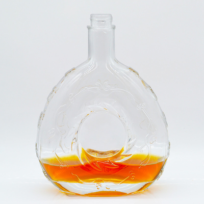 Decale oppervlakte handhaving Super flint glasmateriaal lege 750 ml vodka fles voor gedistilleerde dranken