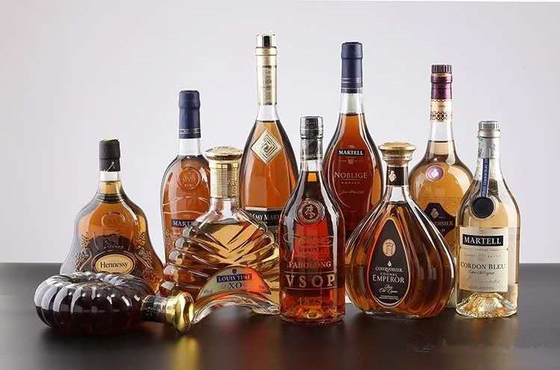 Transparante, prachtige, unieke glasfles met 750 ml dop, SGS gecertificeerd