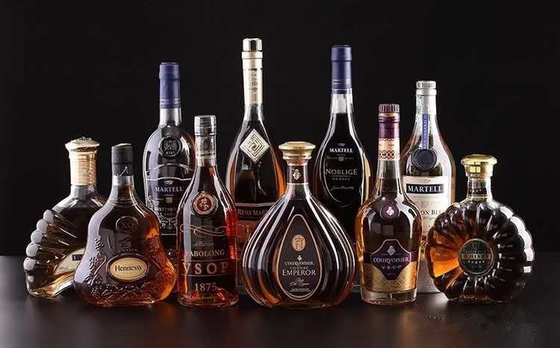 Transparante, prachtige, unieke glasfles met 750 ml dop, SGS gecertificeerd