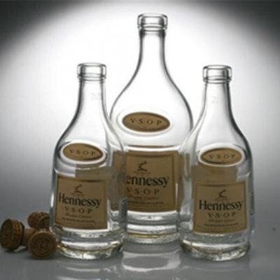 Transparante, prachtige, unieke glasfles met 750 ml dop, SGS gecertificeerd