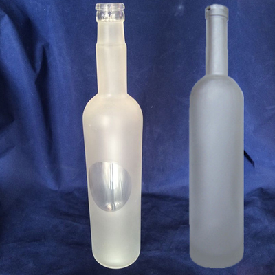 500 ml op maat gedrukt glazen kroon Royal Whisky Vodka Gin glazen flessen met kurk