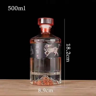 100 ml Remy Martin glazen flessen bij CNF voor Vodka Whiskey Brandy in 250 ml 500 ml 700 ml