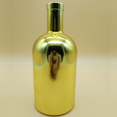 Elektronisch aangepaste wodka zeer OEM/ODM 750 ml whisky glasfles met schroefdop
