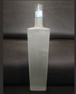 500 ml vierkant glasfles voor drank drank brandy whisky wodka gin rum decal label