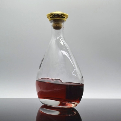 Ronde flessen van Super Flint glasmateriaal 0.5L/500ml/700ml voor whisky in einddrank