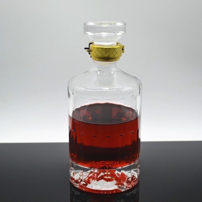 Ronde flessen van Super Flint glasmateriaal 0.5L/500ml/700ml voor whisky in einddrank